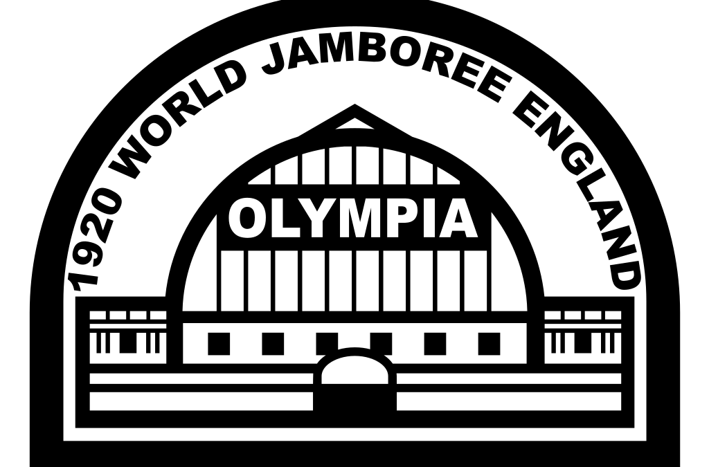 1. Weltjamboree. Nachträglich designtes Logo