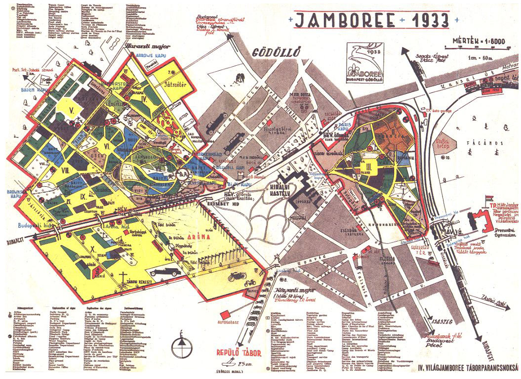 4. Jamboree 1933 Übersichtsplan